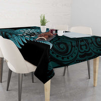 New Zealand Darts Christmas Tablecloth Maori Fern Merry Dartsmas - Polynesian Pride