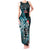 Personalised New Zealand Darts Christmas Tank Maxi Dress Maori Fern Merry Dartsmas - Polynesian Pride