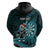 Personalised New Zealand Darts Christmas Zip Hoodie Maori Fern Merry Dartsmas - Polynesian Pride