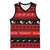 New Zealand Darts Christmas Basketball Jersey Merry Xmas Aotearoa Maori Red - Polynesian Pride