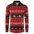 New Zealand Darts Christmas Button Sweatshirt Merry Xmas Aotearoa Maori Red - Polynesian Pride