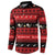 New Zealand Darts Christmas Button Sweatshirt Merry Xmas Aotearoa Maori Red - Polynesian Pride