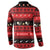 New Zealand Darts Christmas Button Sweatshirt Merry Xmas Aotearoa Maori Red - Polynesian Pride
