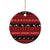 New Zealand Darts Christmas Ceramic Ornament Merry Xmas Aotearoa Maori Red - Polynesian Pride