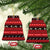New Zealand Darts Christmas Ceramic Ornament Merry Xmas Aotearoa Maori Red - Polynesian Pride