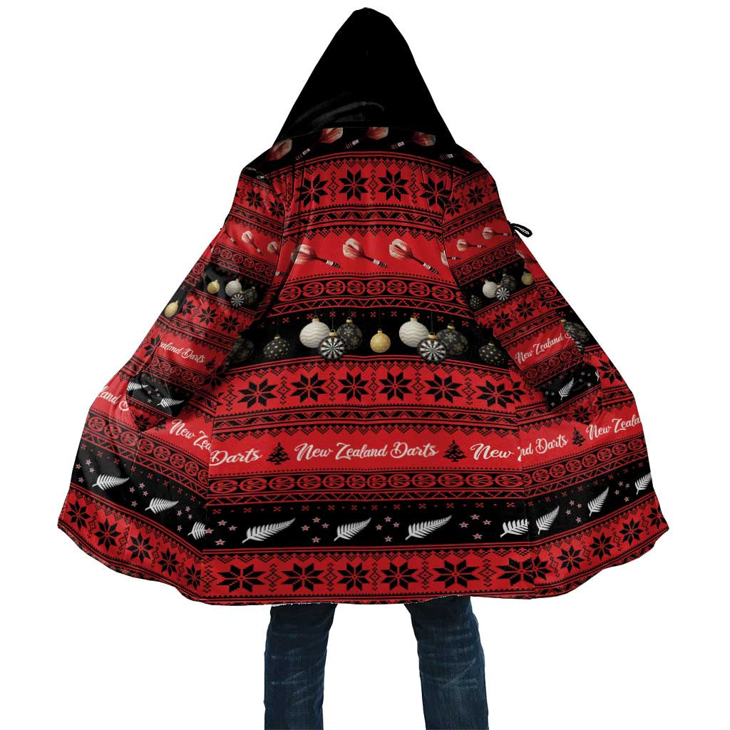 New Zealand Darts Christmas Cloak Merry Xmas Aotearoa Maori Red - Polynesian Pride