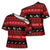 New Zealand Darts Christmas Cross Shoulder Shirt Merry Xmas Aotearoa Maori Red - Polynesian Pride
