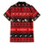 New Zealand Darts Christmas Family Matching Long Sleeve Bodycon Dress and Hawaiian Shirt Merry Xmas Aotearoa Maori Red - Polynesian Pride