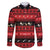 New Zealand Darts Christmas Family Matching Long Sleeve Bodycon Dress and Hawaiian Shirt Merry Xmas Aotearoa Maori Red - Polynesian Pride