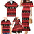 New Zealand Darts Christmas Family Matching Mermaid Dress and Hawaiian Shirt Merry Xmas Aotearoa Maori Red - Polynesian Pride