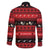 New Zealand Darts Christmas Family Matching Off The Shoulder Long Sleeve Dress and Hawaiian Shirt Merry Xmas Aotearoa Maori Red - Polynesian Pride