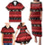 New Zealand Darts Christmas Family Matching Puletasi and Hawaiian Shirt Merry Xmas Aotearoa Maori Red - Polynesian Pride
