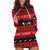 New Zealand Darts Christmas Hoodie Dress Merry Xmas Aotearoa Maori Red - Polynesian Pride