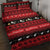 New Zealand Darts Christmas Quilt Bed Set Merry Xmas Aotearoa Maori Red - Polynesian Pride