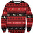 New Zealand Darts Christmas Sweatshirt Merry Xmas Aotearoa Maori Red - Polynesian Pride