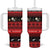 New Zealand Darts Christmas Tumbler With Handle Merry Xmas Aotearoa Maori Red - Polynesian Pride