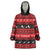 New Zealand Darts Christmas Wearable Blanket Hoodie Merry Xmas Aotearoa Maori Red - Polynesian Pride