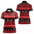 New Zealand Darts Christmas Women Polo Shirt Merry Xmas Aotearoa Maori Red - Polynesian Pride