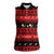 New Zealand Darts Christmas Women Sleeveless Polo Shirt Merry Xmas Aotearoa Maori Red - Polynesian Pride