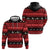 New Zealand Darts Christmas Zip Hoodie Merry Xmas Aotearoa Maori Red - Polynesian Pride