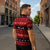 New Zealand Darts Christmas Zipper Polo Shirt Merry Xmas Aotearoa Maori Red - Polynesian Pride