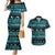 New Zealand Darts Christmas Couples Matching Mermaid Dress and Hawaiian Shirt Merry Xmas Aotearoa Maori Paua Shell - Polynesian Pride