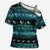 New Zealand Darts Christmas Cross Shoulder Shirt Merry Xmas Aotearoa Maori Paua Shell - Polynesian Pride