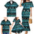 New Zealand Darts Christmas Family Matching Mermaid Dress and Hawaiian Shirt Merry Xmas Aotearoa Maori Paua Shell - Polynesian Pride