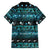 New Zealand Darts Christmas Family Matching Off The Shoulder Long Sleeve Dress and Hawaiian Shirt Merry Xmas Aotearoa Maori Paua Shell - Polynesian Pride