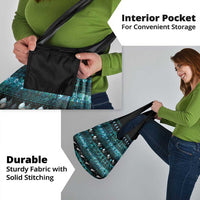 New Zealand Darts Christmas Grocery Bag Merry Xmas Aotearoa Maori Paua Shell - Polynesian Pride