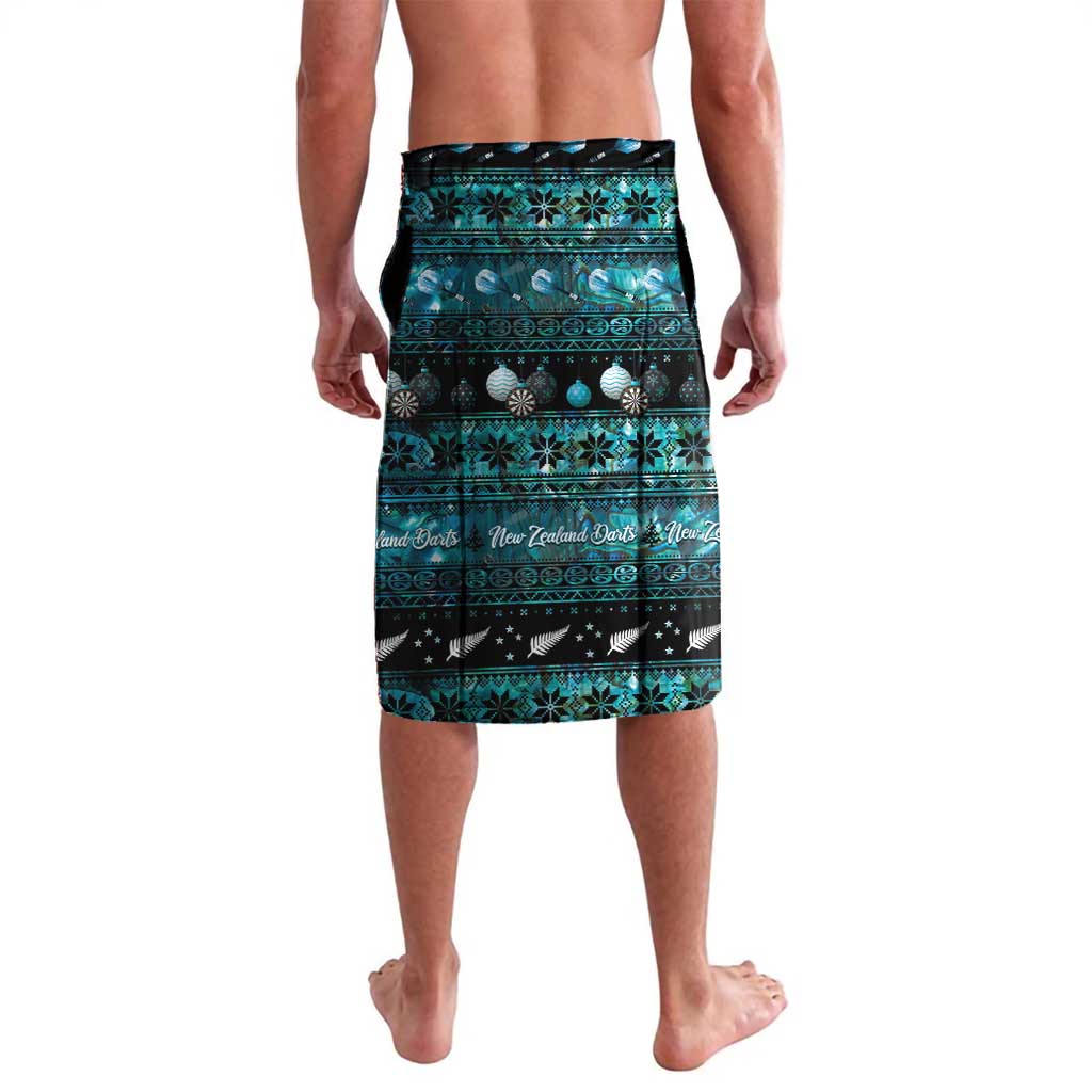 New Zealand Darts Christmas Lavalava Merry Xmas Aotearoa Maori Paua Shell - Polynesian Pride