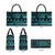 New Zealand Darts Christmas Leather Bag Merry Xmas Aotearoa Maori Paua Shell - Polynesian Pride