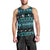 New Zealand Darts Christmas Men Tank Top Merry Xmas Aotearoa Maori Paua Shell - Polynesian Pride