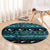 New Zealand Darts Christmas Round Carpet Merry Xmas Aotearoa Maori Paua Shell - Polynesian Pride
