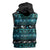 New Zealand Darts Christmas Sleeveless Zip Hoodie Merry Xmas Aotearoa Maori Paua Shell - Polynesian Pride