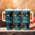 New Zealand Darts Christmas Tumbler With Handle Merry Xmas Aotearoa Maori Paua Shell - Polynesian Pride