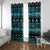 New Zealand Darts Christmas Window Curtain Merry Xmas Aotearoa Maori Paua Shell - Polynesian Pride