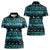 New Zealand Darts Christmas Women Polo Shirt Merry Xmas Aotearoa Maori Paua Shell - Polynesian Pride