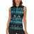 New Zealand Darts Christmas Women Sleeveless Polo Shirt Merry Xmas Aotearoa Maori Paua Shell - Polynesian Pride