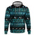 New Zealand Darts Christmas Zip Hoodie Merry Xmas Aotearoa Maori Paua Shell - Polynesian Pride