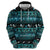 New Zealand Darts Christmas Zip Hoodie Merry Xmas Aotearoa Maori Paua Shell - Polynesian Pride