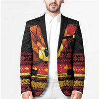 Papua New Guinea Christmas Blazer Bikpela hamamas blong dispela Krismas - Polynesian Pride