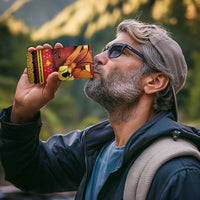 Papua New Guinea Christmas 4 in 1 Can Cooler Tumbler Bikpela hamamas blong dispela Krismas - Polynesian Pride