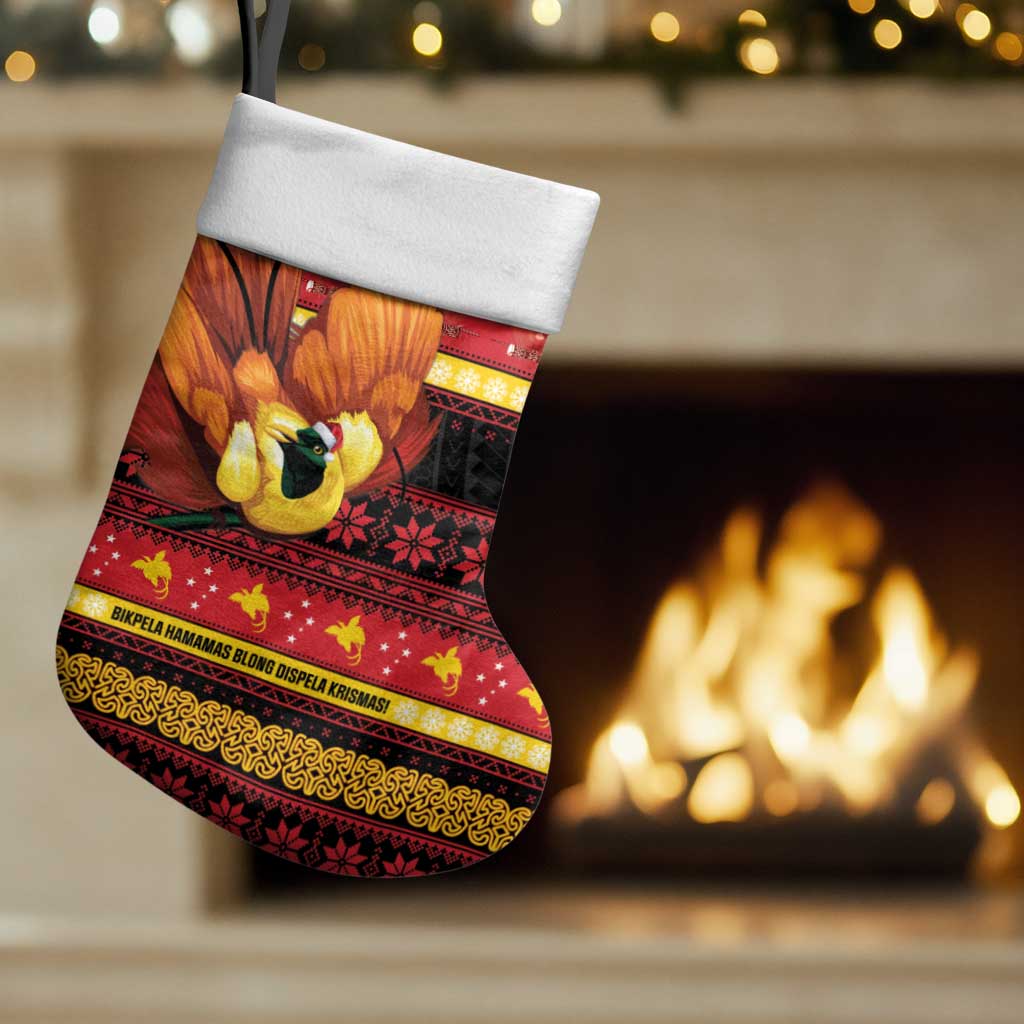 Papua New Guinea Christmas Stocking Bikpela hamamas blong dispela Krismas - Polynesian Pride