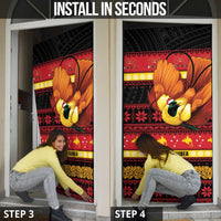 Papua New Guinea Christmas Door Cover Bikpela hamamas blong dispela Krismas - Polynesian Pride