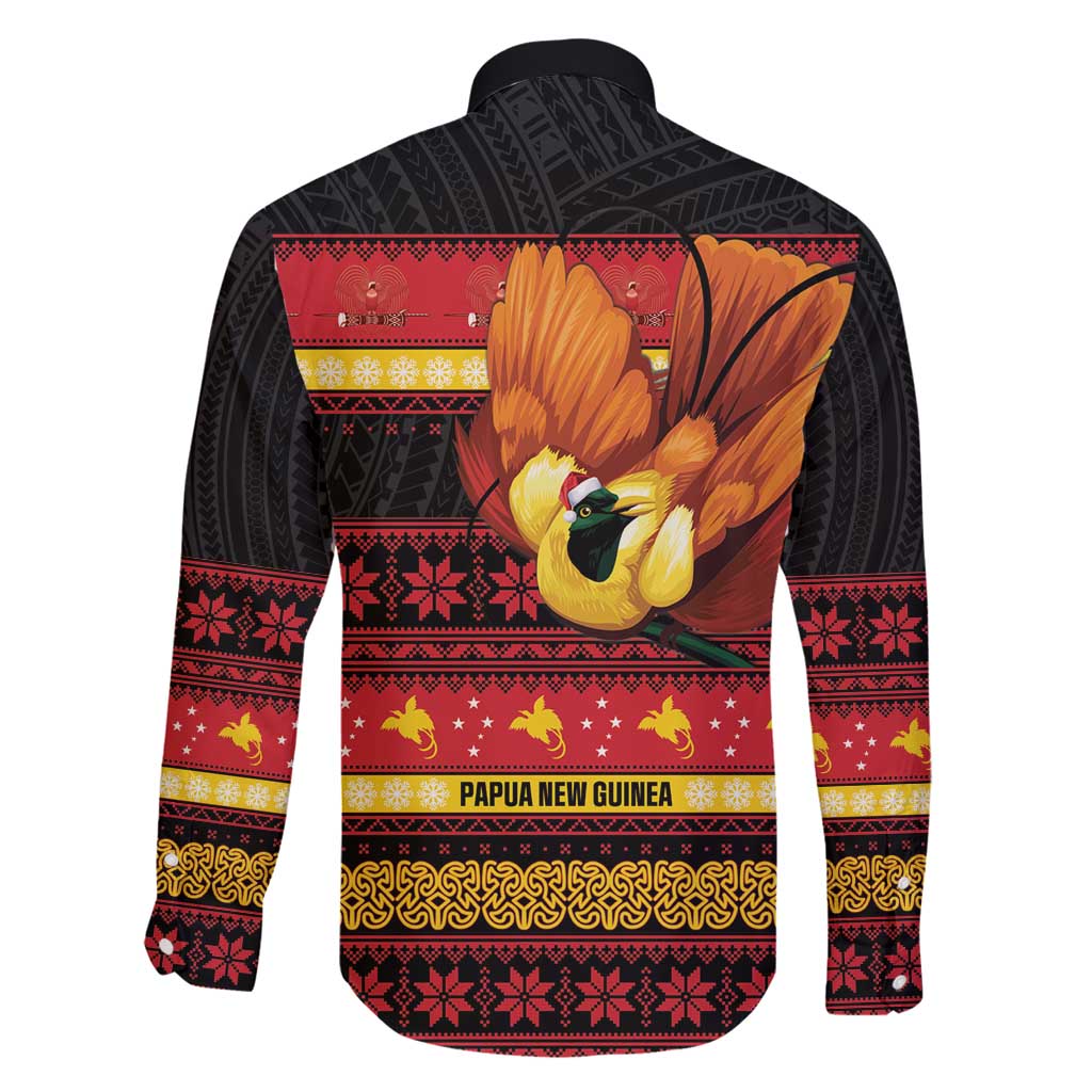 Papua New Guinea Christmas Family Matching Summer Maxi Dress and Hawaiian Shirt Bikpela hamamas blong dispela Krismas - Polynesian Pride