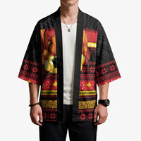 Papua New Guinea Christmas Kimono Bikpela hamamas blong dispela Krismas - Polynesian Pride