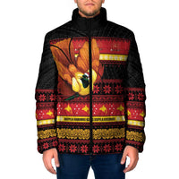 Papua New Guinea Christmas Padded Jacket Bikpela hamamas blong dispela Krismas - Polynesian Pride