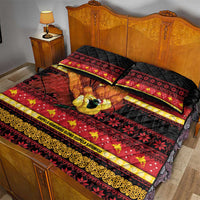Papua New Guinea Christmas Quilt Bed Set Bikpela hamamas blong dispela Krismas - Polynesian Pride