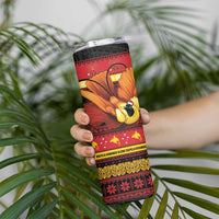 Papua New Guinea Christmas Skinny Tumbler Bikpela hamamas blong dispela Krismas - Polynesian Pride